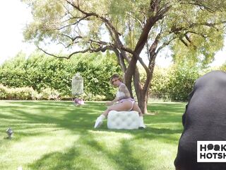 BTS - Tiny Jesse Pony Gets Her Melons Out During A Photoshoot!