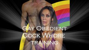 Gay Obedient Cock Whore Training