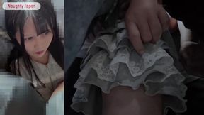 Pure Center Idol Falls. Public Toy Tease with Breathless Slips