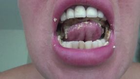 I eat a cracker and burp a