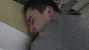 tasty lad on his knees with a cock in his face hole