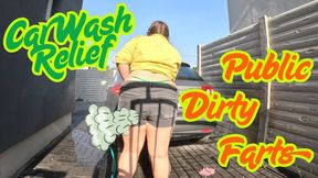 Public Dirty Farts During Car Wash Relief