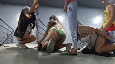 Amateur Thick Asian Public Creampie Fuck