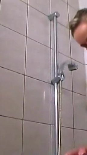 Mature Blonde Shaves Smooth Then Fingers Dripping Pussy