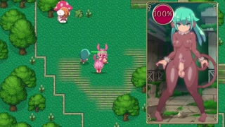Mage Kanades Futanari Dungeon Quest gameplay and dating with furry bunnies