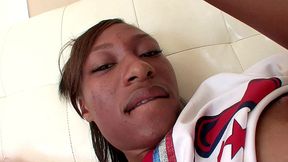 nevaeh givens facial cumshot after cheerleader handjob