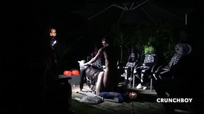 creampied in public for halloween night