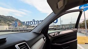 Horny driver fucks me in the supermarket parking lot   Fill video on my OF page