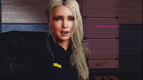 The Girl Officer and Male in the Jail 3D Hentai Porn Sfm