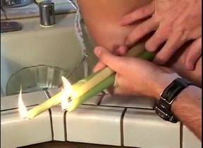 Candles in my pussy!