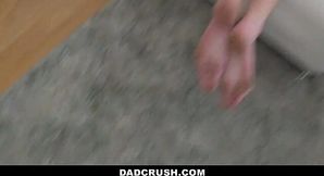 My Teen Stepdaughter's Facial Threesome with Small Tits Friend and Stepdad