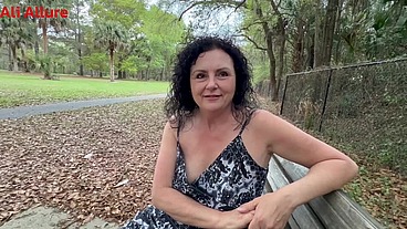 Ali Allure Meets a Stranger in the Park RED