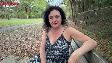 Ali Allure Meets a Stranger in the Park RED