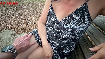 Ali Allure Meets a Stranger in the Park RED