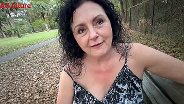 Ali Allure Meets a Stranger in the Park RED