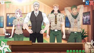 Game: Camp Buddies Path two, scene trio - Laundry from Taiga (Russian voice acting)