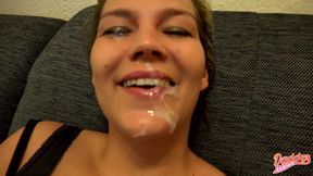 Finally SPERM in the FACE again! l DADDY&rsquo;S SLUT