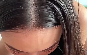 First Casting with Beautiful Skinny Anal Teen Latina - Vertical POV Sex