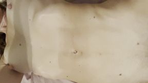 Belly Fetish Custom Request - Sexy Athletic Fit Girl PAWG Thick Thighs Thick Ass Arched Back Nude Perfect Natural Body
