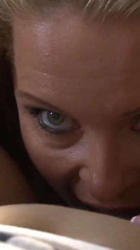 Spectacular moment from "Cute curly hair blonde lesbian in solo action and then a mature milf starts licking all her holes"