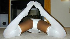 Lolana 18 Year Old Uniform White Cotton Panties & Stockings with Intense Sexy Jerk Off Encouragement! This Girl Wants Loads and Loads from YOU! Check Out her Preview Video!