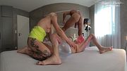 mugurporn delivers hardcore blowjob on huge tits