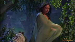 Brunette cocksucker gets fucked outdoors after fingering her wet pussy