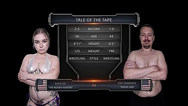 Kaiia Eve vs Eric Dikkerson Mixed Wrestling