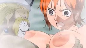 One Piece Porn Nami extended bath scene