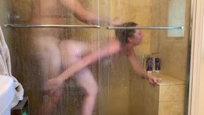 Tinder Date Gets Railed In Shower