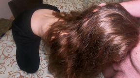 A Student with Tiny Tits Sucks Her Boyfriend's Dick!