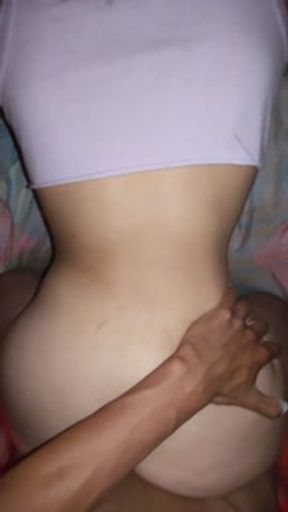 Doggy with the most desired Mexican girl in the gym