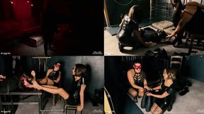 Delinquent Humiliated and Punished - TICKLING - FOOT TICKLING - BONDAGE - DOMINATION - FOOT HUMILIATION - FOOT FETISH