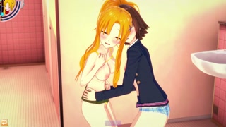 Yuna catches Rikku masturbating - FFX-2 Hentai