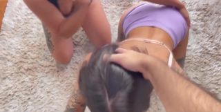 Two Perfect Big Ass Argentinians Loves Sharing My Cock! Steamy Threesome