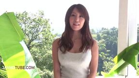 Asian beauty Chihiro Akino indulges in passionate blowjob and creampie delight session