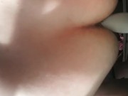 Anal masturbation, prostate massage, precum and orgasm finish