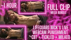 Lifeguard Nick's Live Webcam Punishment (FULL MEGA-BUNDLE)