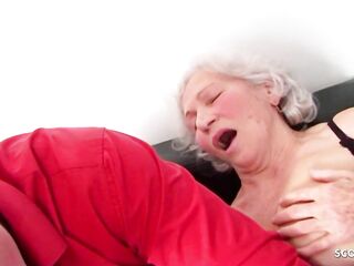 LARGE BAZOOKAS GERMAN GRANNY, 81yr OLD ENTICED TO SCREW BY GUARDIAN