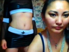 nun and friend on webcam