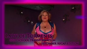 Monthly Training Recap - Sissy School Transformation - September Recap