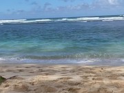 Getting dirty on a beach in Hawaii - Lots more at onlyfans. com/westcub86