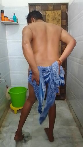 me bathing naked.