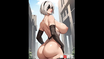 2B nier automata ai hentai compilation