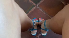 Milah Arches addicted to my Blue Sandals