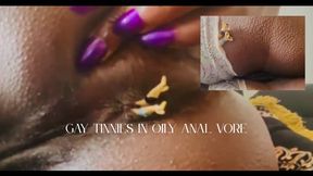 Tiny Gay Pests Stuffed In Oily Anal Vore - Unaware Giantess Ass Smothering