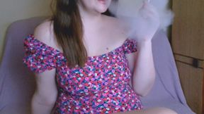 Sexy is smoking after stream