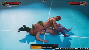 Shiran VS Aine O'_Rackie (Naked Fighter 3D)