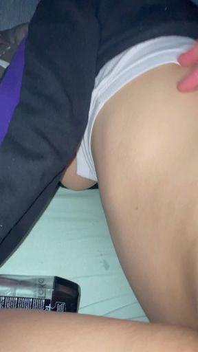 My Stepbrother Hurts When I Open Her Closed Pussy with My Big Cock Doggystyle