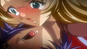 Virgin In The Academy Uniform 4 - Teen 18+ Girl Gets Fucked By Her Hentai Big Stepsister With A Strapon